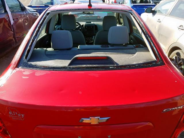 1G1JB5SH6D4115630 - 2013 CHEVROLET SONIC LS  photo 9