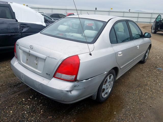 KMHDN45D92U450081 - 2002 HYUNDAI ELANTRA GLS  photo 4