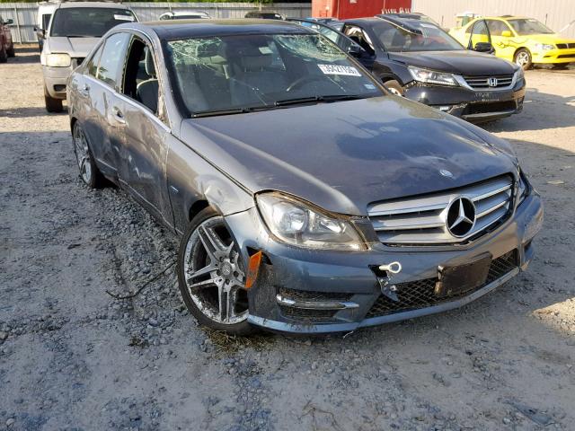 WDDGF4HB7CR224947 - 2012 MERCEDES-BENZ C 250 BLUE photo 1