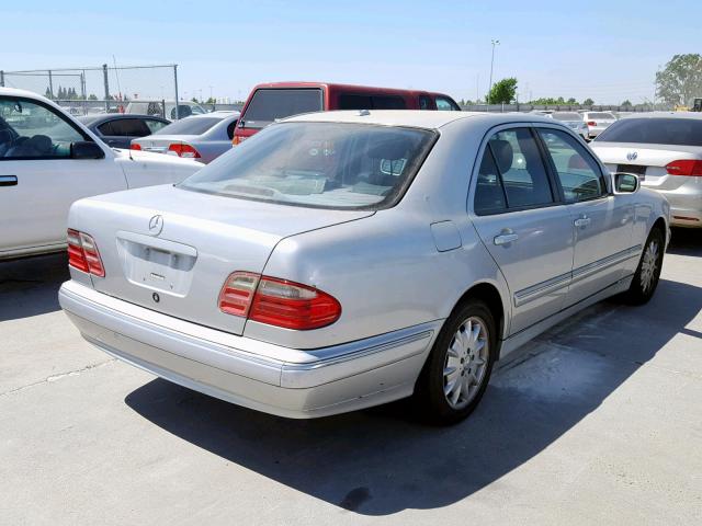 WDBJF65J61B372244 - 2001 MERCEDES-BENZ E 320 SILVER photo 4