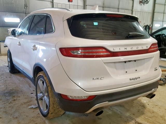 5LMCJ1A93FUJ23931 - 2015 LINCOLN MKC WHITE photo 3