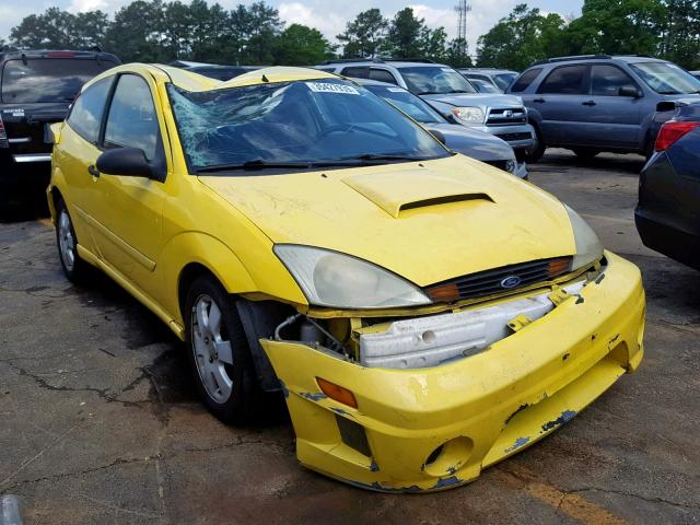 3FAFP31392R130402 - 2002 FORD FOCUS ZX3 YELLOW photo 1