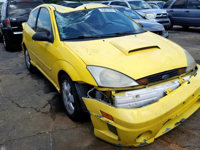 3FAFP31392R130402 - 2002 FORD FOCUS ZX3 YELLOW photo 9