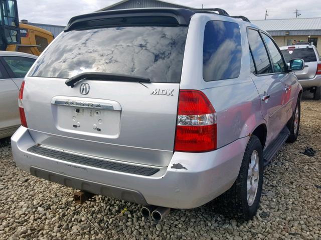 2HNYD18612H521324 - 2002 ACURA MDX TOURIN GRAY photo 4