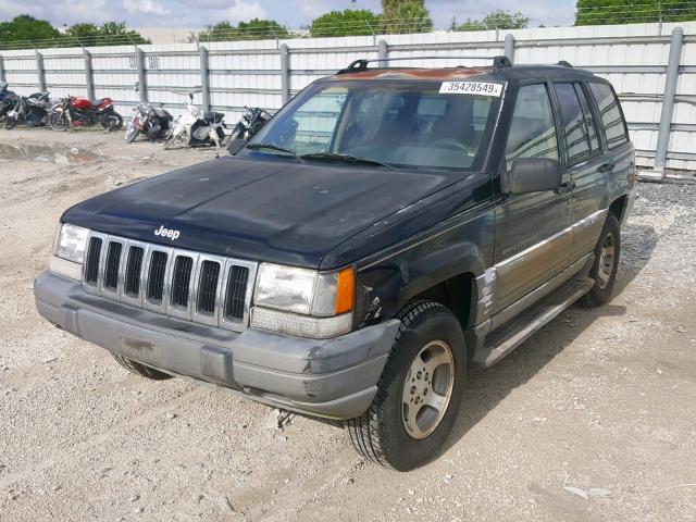 1J4FX58S0VC672570 - 1997 JEEP GRAND CHER BLACK photo 2