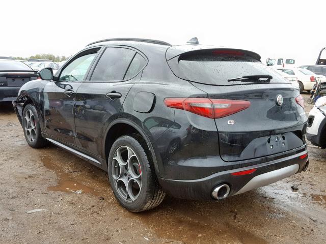 ZASFAKPNXJ7B59502 - 2018 ALFA ROMEO STELVIO SP BLACK photo 3