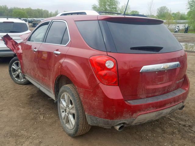 2GNFLFE33D6392287 - 2013 CHEVROLET EQUINOX LT RED photo 3