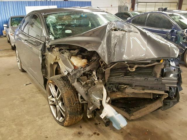 3FA6P0K92ER390274 - 2014 FORD FUSION TIT GRAY photo 1