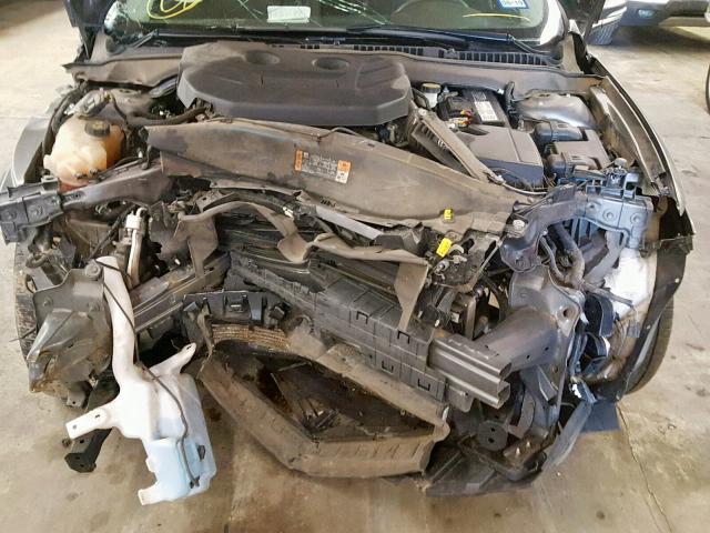 3FA6P0K92ER390274 - 2014 FORD FUSION TIT GRAY photo 7