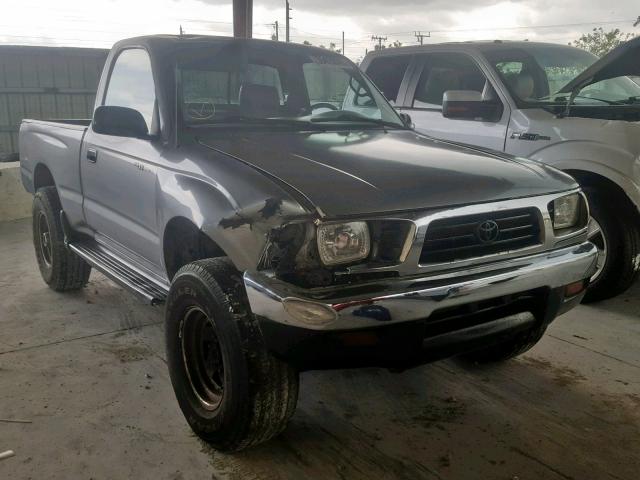 4TAPM62N8TZ125838 - 1996 TOYOTA TACOMA GRAY photo 1