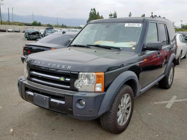 SALAE25408A488863 - 2008 LAND ROVER LR3 SE BLACK photo 2