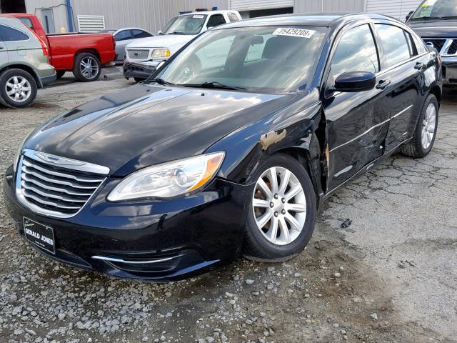 1C3BC1FG0BN547337 - 2011 CHRYSLER 200 TOURIN BLACK photo 2