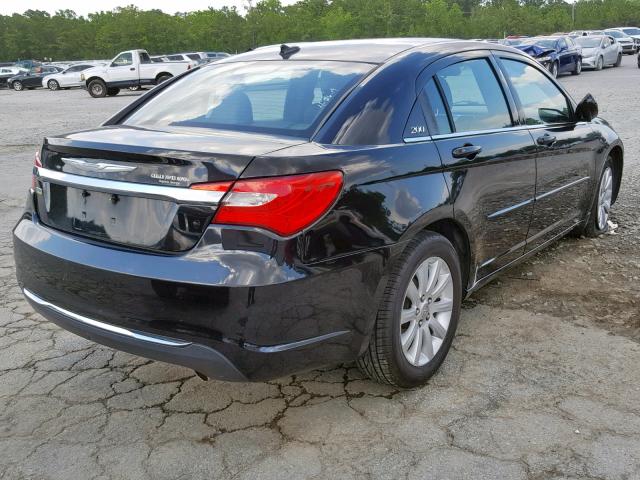 1C3BC1FG0BN547337 - 2011 CHRYSLER 200 TOURIN BLACK photo 4