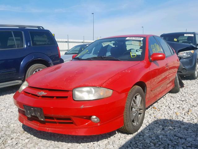 1G1JH52F257198065 - 2005 CHEVROLET CAVALIER L RED photo 2