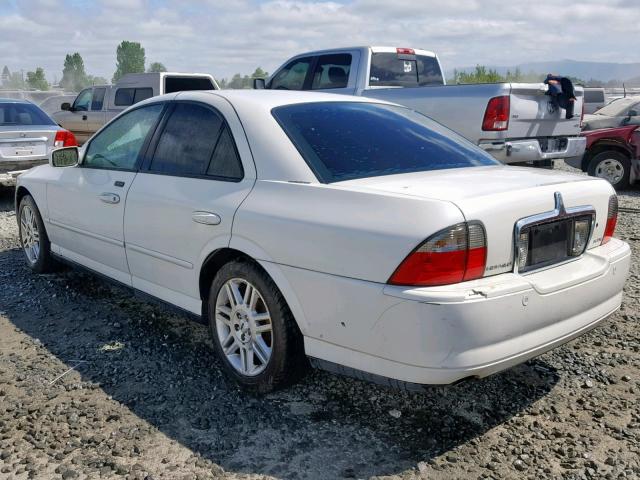 1LNHM87A83Y667744 - 2003 LINCOLN LS თეთრი ფოტო 3
