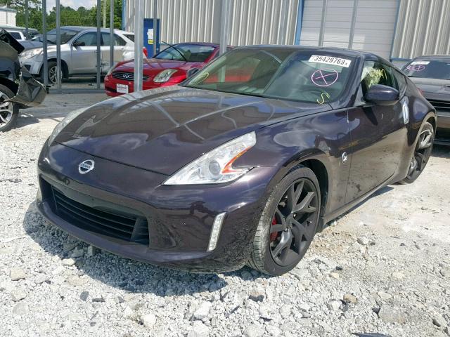 JN1AZ4EH7DM880017 - 2013 NISSAN 370Z BASE RED photo 2