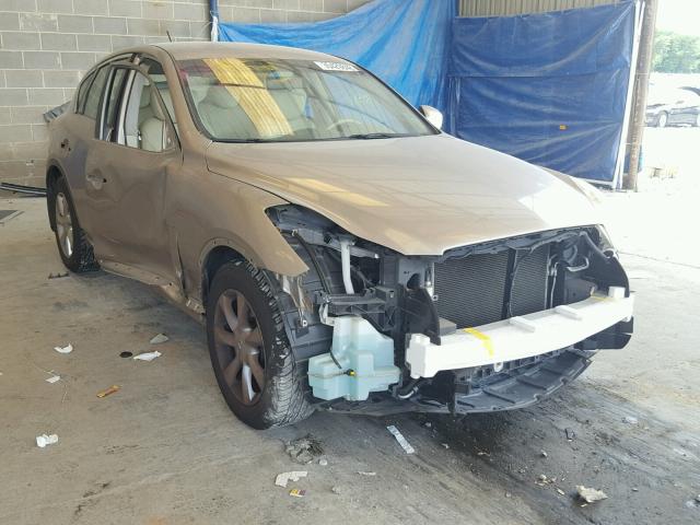 JN1AJ0HP5AM701911 - 2010 INFINITI EX35 BASE GOLD photo 1