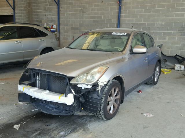 JN1AJ0HP5AM701911 - 2010 INFINITI EX35 BASE GOLD photo 2
