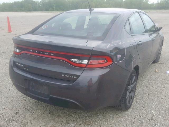 1C3CDFFAXGD796400 - 2016 DODGE DART SXT S BLACK photo 4