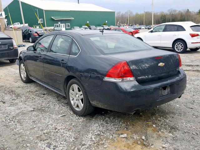 2G1WB5E38E1179302 - 2014 CHEVROLET IMPALA LIM BLACK photo 3