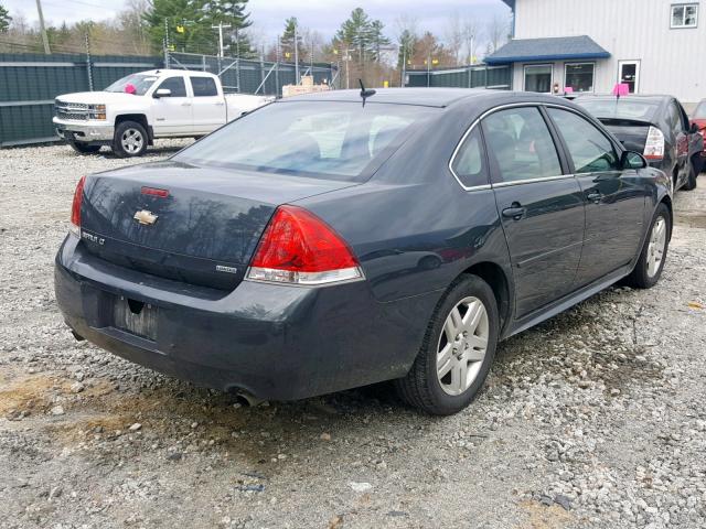 2G1WB5E38E1179302 - 2014 CHEVROLET IMPALA LIM BLACK photo 4