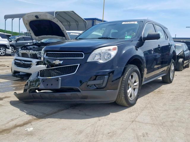 2GNALBEK7C1166842 - 2012 CHEVROLET EQUINOX LS BLACK photo 2