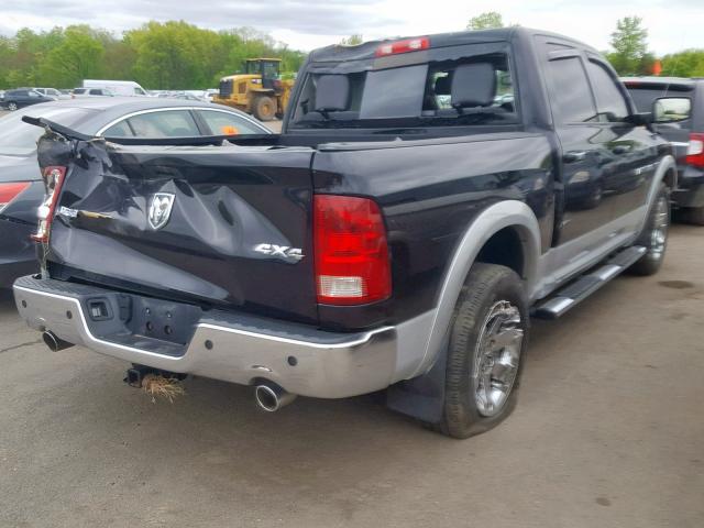 1C6RD7NT7CS178303 - 2012 DODGE RAM 1500 L BLACK photo 4