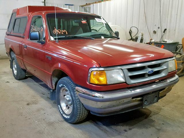 1FTCR10A2VTA70526 - 1997 FORD RANGER RED photo 1