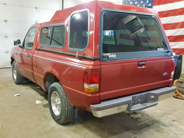 1FTCR10A2VTA70526 - 1997 FORD RANGER RED photo 3