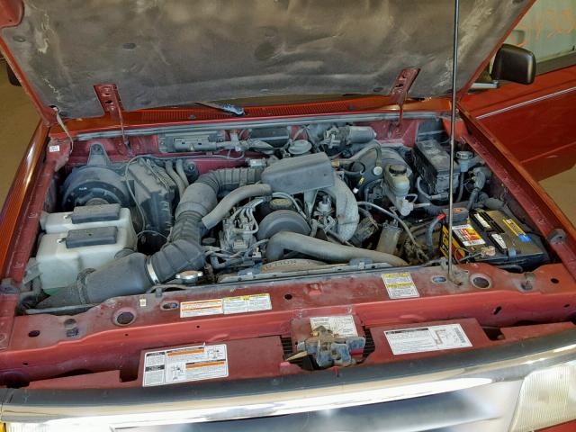 1FTCR10A2VTA70526 - 1997 FORD RANGER RED photo 7