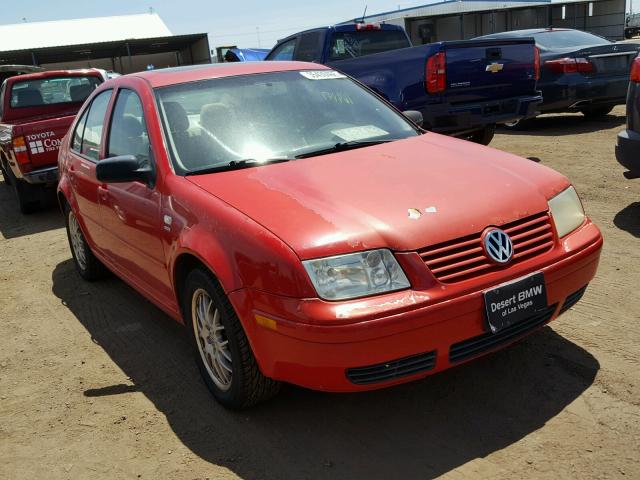 3VWPD69M21M130398 - 2001 VOLKSWAGEN JETTA WOLF RED photo 1