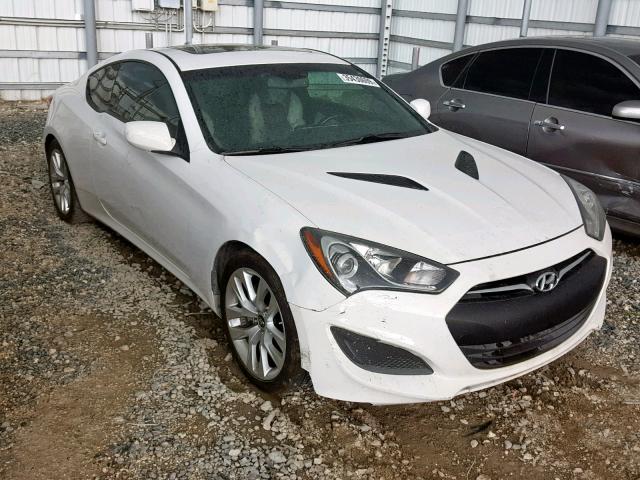 KMHHT6KD5DU080788 - 2013 HYUNDAI GENESIS CO WHITE photo 1