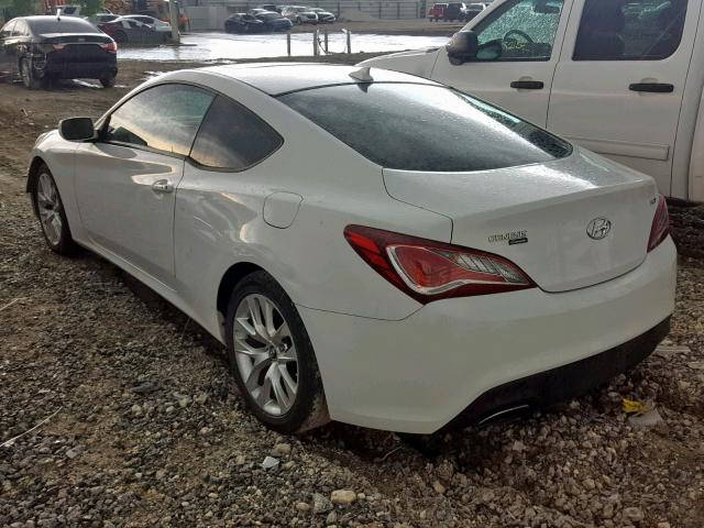 KMHHT6KD5DU080788 - 2013 HYUNDAI GENESIS CO WHITE photo 3