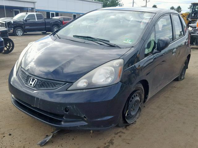 JHMGE8H35CC021750 - 2012 HONDA FIT BLACK photo 2