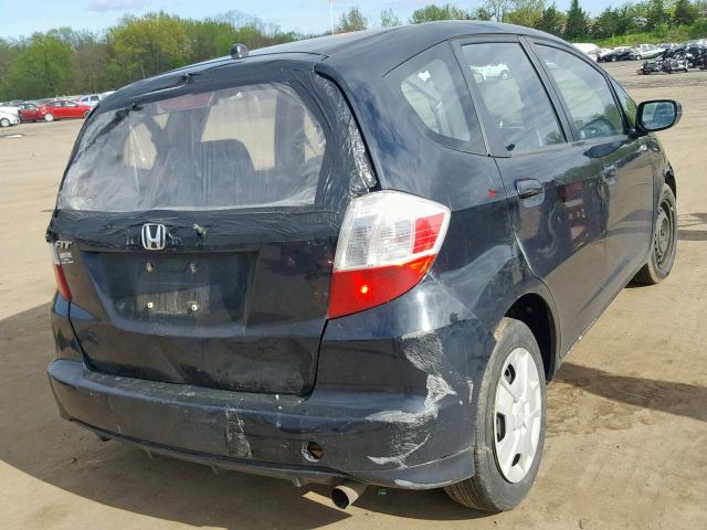 JHMGE8H35CC021750 - 2012 HONDA FIT BLACK photo 4