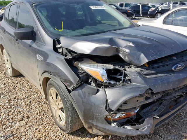 1FMCU0F75FUA07562 - 2015 FORD ESCAPE S GRAY photo 9