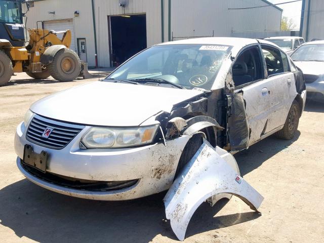 1G8AJ52F55Z106165 - 2005 SATURN ION LEVEL SILVER photo 2