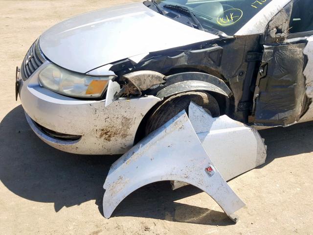 1G8AJ52F55Z106165 - 2005 SATURN ION LEVEL SILVER photo 9