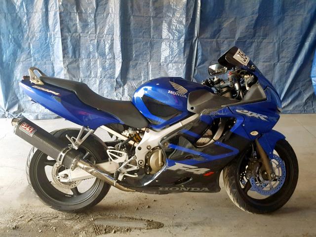 JH2PC35076M703622 - 2006 HONDA CBR600 F4 BLUE photo 9