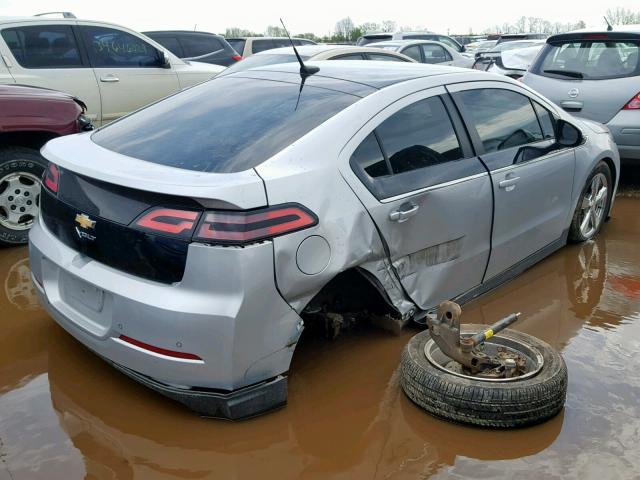 1G1RD6E42BU103239 - 2011 CHEVROLET VOLT SILVER photo 4