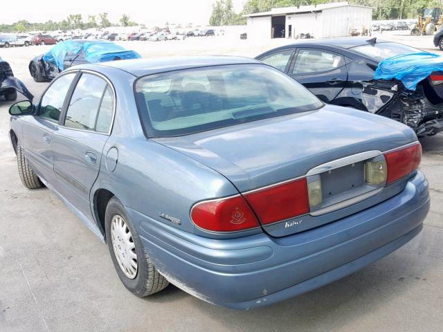 1G4HP54KX14241741 - 2001 BUICK LESABRE CU BLUE photo 3