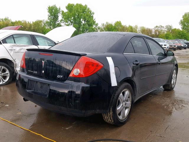 1G2ZH58N474217037 - 2007 PONTIAC G6 GT BLACK photo 4