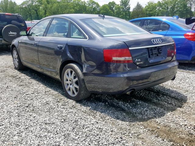 WAUDT94F85N049840 - 2005 AUDI A6 3.2 QUA GRAY photo 3