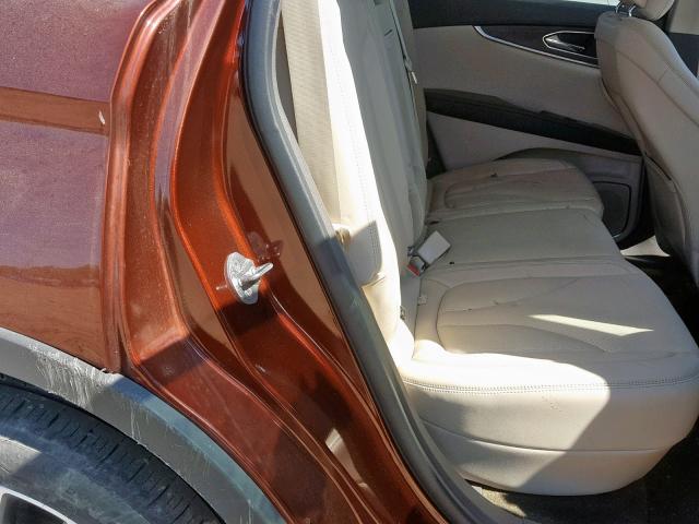 2LMTJ8LR0GBL70358 - 2016 LINCOLN MKX RESERV MAROON photo 6