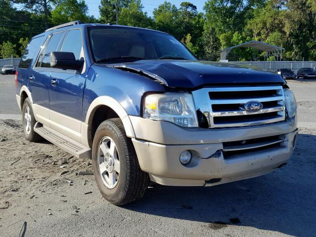 1FMFU17529EB27446 - 2009 FORD EXPEDITION BLUE photo 1