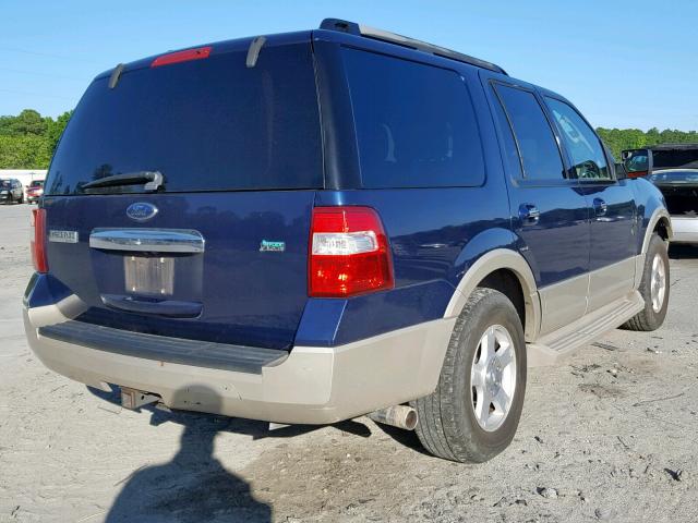 1FMFU17529EB27446 - 2009 FORD EXPEDITION BLUE photo 4