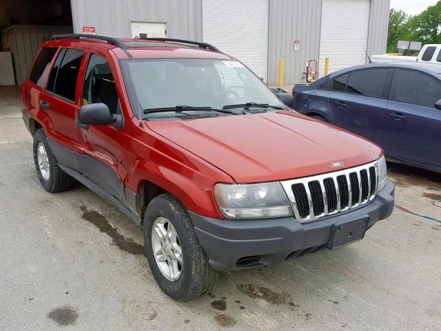 1J4GW48S23C511569 - 2003 JEEP GRAND CHER RED photo 1