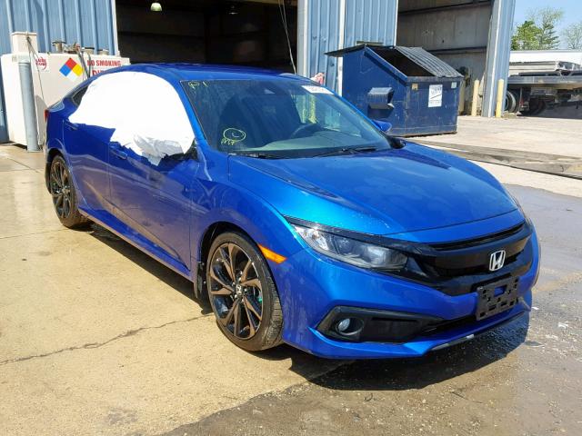 2HGFC2F88KH511725 - 2019 HONDA CIVIC SPOR BLUE photo 1