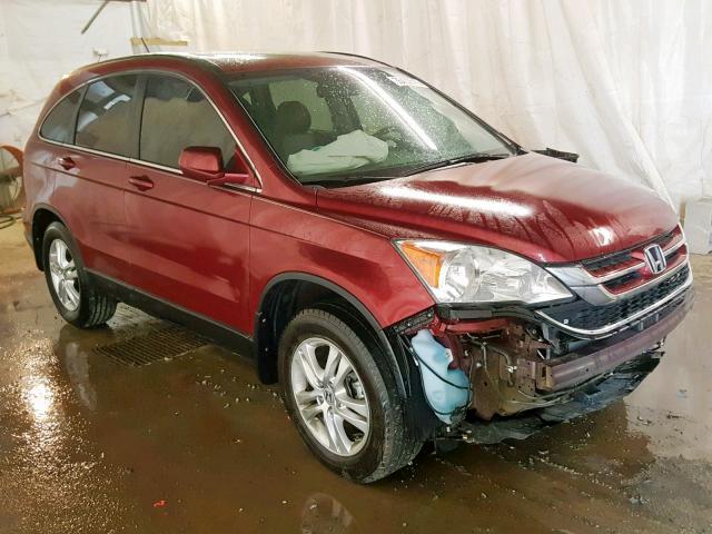 5J6RE4H71BL080602 - 2011 HONDA CR-V EXL RED photo 1