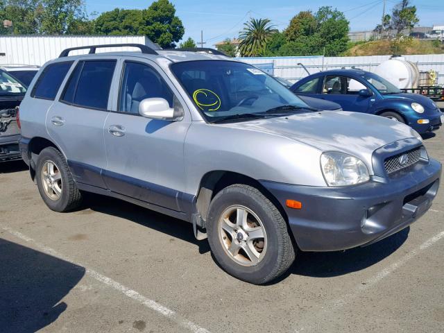 KM8SC83D21U086852 - 2001 HYUNDAI SANTA FE G GRAY photo 1